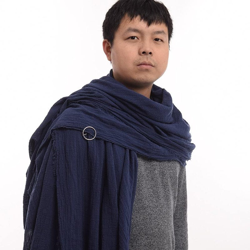 GRACEART Post Apocalyptic Shawl Scarf Shaman Cowl Medieval Costume Sash - Image 2